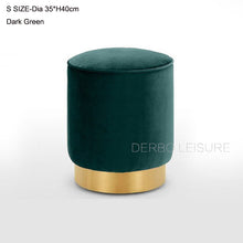 Load image into Gallery viewer, Modern Classic Design Upholstered soft cover colorful low dining stool, living room ottoma loft make up shoes change stool 1PC