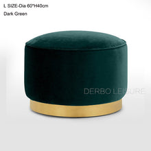 Load image into Gallery viewer, Modern Classic Design Upholstered soft cover colorful low dining stool, living room ottoma loft make up shoes change stool 1PC