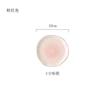 Load image into Gallery viewer, Pink And Blue Gold Ceramic Tableware Porcelain Plate Coffee Mug Cup Bowl Teapot Dish Table Elegant Party Decoration Dinner set