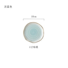 Load image into Gallery viewer, Pink And Blue Gold Ceramic Tableware Porcelain Plate Coffee Mug Cup Bowl Teapot Dish Table Elegant Party Decoration Dinner set
