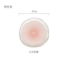 Load image into Gallery viewer, Pink And Blue Gold Ceramic Tableware Porcelain Plate Coffee Mug Cup Bowl Teapot Dish Table Elegant Party Decoration Dinner set