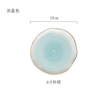 Load image into Gallery viewer, Pink And Blue Gold Ceramic Tableware Porcelain Plate Coffee Mug Cup Bowl Teapot Dish Table Elegant Party Decoration Dinner set