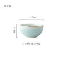 Load image into Gallery viewer, Pink And Blue Gold Ceramic Tableware Porcelain Plate Coffee Mug Cup Bowl Teapot Dish Table Elegant Party Decoration Dinner set