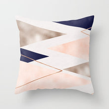 Load image into Gallery viewer, Pink Geometric Nordic Cushion Cover Tropic Pineapple Throw Pillow Cover Polyester Cushion Case Sofa Bed Decorative Pillow