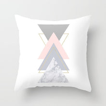 Load image into Gallery viewer, Pink Geometric Nordic Cushion Cover Tropic Pineapple Throw Pillow Cover Polyester Cushion Case Sofa Bed Decorative Pillow