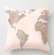 Load image into Gallery viewer, Pink Geometric Nordic Cushion Cover Tropic Pineapple Throw Pillow Cover Polyester Cushion Case Sofa Bed Decorative Pillow