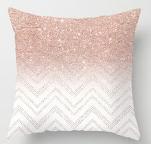 Load image into Gallery viewer, Pink Geometric Nordic Cushion Cover Tropic Pineapple Throw Pillow Cover Polyester Cushion Case Sofa Bed Decorative Pillow