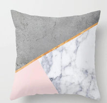 Load image into Gallery viewer, Pink Geometric Nordic Cushion Cover Tropic Pineapple Throw Pillow Cover Polyester Cushion Case Sofa Bed Decorative Pillow