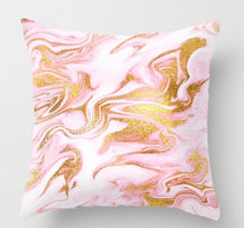 Load image into Gallery viewer, Pink Geometric Nordic Cushion Cover Tropic Pineapple Throw Pillow Cover Polyester Cushion Case Sofa Bed Decorative Pillow
