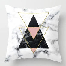 Load image into Gallery viewer, Pink Geometric Nordic Cushion Cover Tropic Pineapple Throw Pillow Cover Polyester Cushion Case Sofa Bed Decorative Pillow