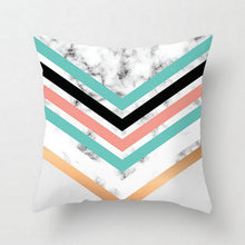 Load image into Gallery viewer, Printed Geometric Pillow Case 45cm*45cm Square Polyester Pillowcases Home Decorative Dropshipping