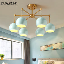 Load image into Gallery viewer, Postmodern Chandelier Lighting Living Room Minimalist Personality Restaurant Bedroom Lighting Home Deco Lustre Suspension Lamp