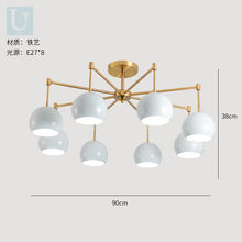 Load image into Gallery viewer, Postmodern Chandelier Lighting Living Room Minimalist Personality Restaurant Bedroom Lighting Home Deco Lustre Suspension Lamp