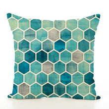 Load image into Gallery viewer, Pillow Case Cover Plaid Geometric Color New Cotton Home Pillowcases