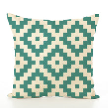 Load image into Gallery viewer, Pillow Case Cover Plaid Geometric Color New Cotton Home Pillowcases