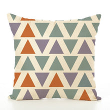 Load image into Gallery viewer, Pillow Case Cover Plaid Geometric Color New Cotton Home Pillowcases