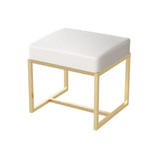 Load image into Gallery viewer, Stools & Ottomans Nordic bedroom dressing table modern simple room iron   Mini  nail  low