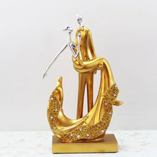 Load image into Gallery viewer, Wedding Gifts Europe Resin Couple Sculpture Statue Ornaments Desktop Crafts Home Decoration Creative Lover Figurines Miniatures