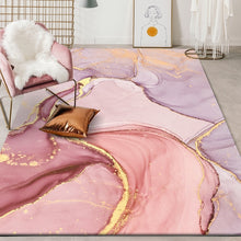 Load image into Gallery viewer, Abstract Pink Gold Sides Carpets Living Room Bedroom Hallway Large Rectangle Area Rug Outdoor Yoga Non-Slip Floor Mat Home Decor