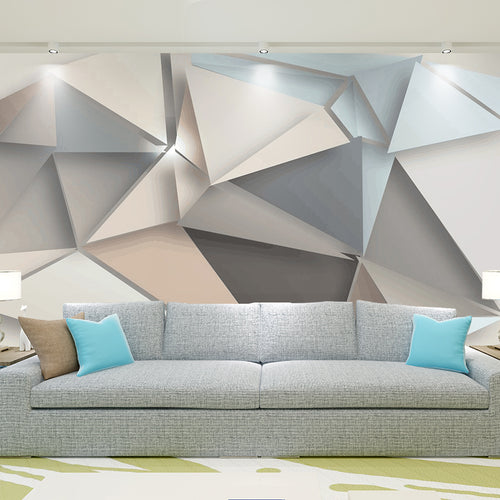 Custom Photo Wall Paper 3D Modern TV Background Living Room Bedroom Abstract Art Wall Mural Geometric Wall Covering Wallpaper