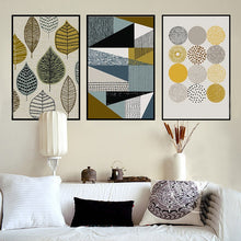 Load image into Gallery viewer, Abstract Geometric Canvas Paintings Nordic Style Wall Art