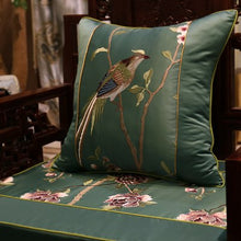 Load image into Gallery viewer, Cushion Cover Decorative Pillow Case Modern Chinese Traditional Birds Flora Luxury Embroidery Coussin Home Sofa Decor