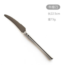 Load image into Gallery viewer, New Stainless Steel Golden Cutlery Set Mirror Polishing Dinnerware Tableware Dinner Knife Fork Foods Tools Kitchen Accessories