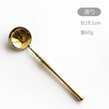 Load image into Gallery viewer, New Stainless Steel Golden Cutlery Set Mirror Polishing Dinnerware Tableware Dinner Knife Fork Foods Tools Kitchen Accessories