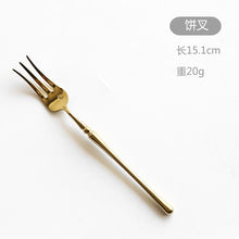 Load image into Gallery viewer, New Stainless Steel Golden Cutlery Set Mirror Polishing Dinnerware Tableware Dinner Knife Fork Foods Tools Kitchen Accessories