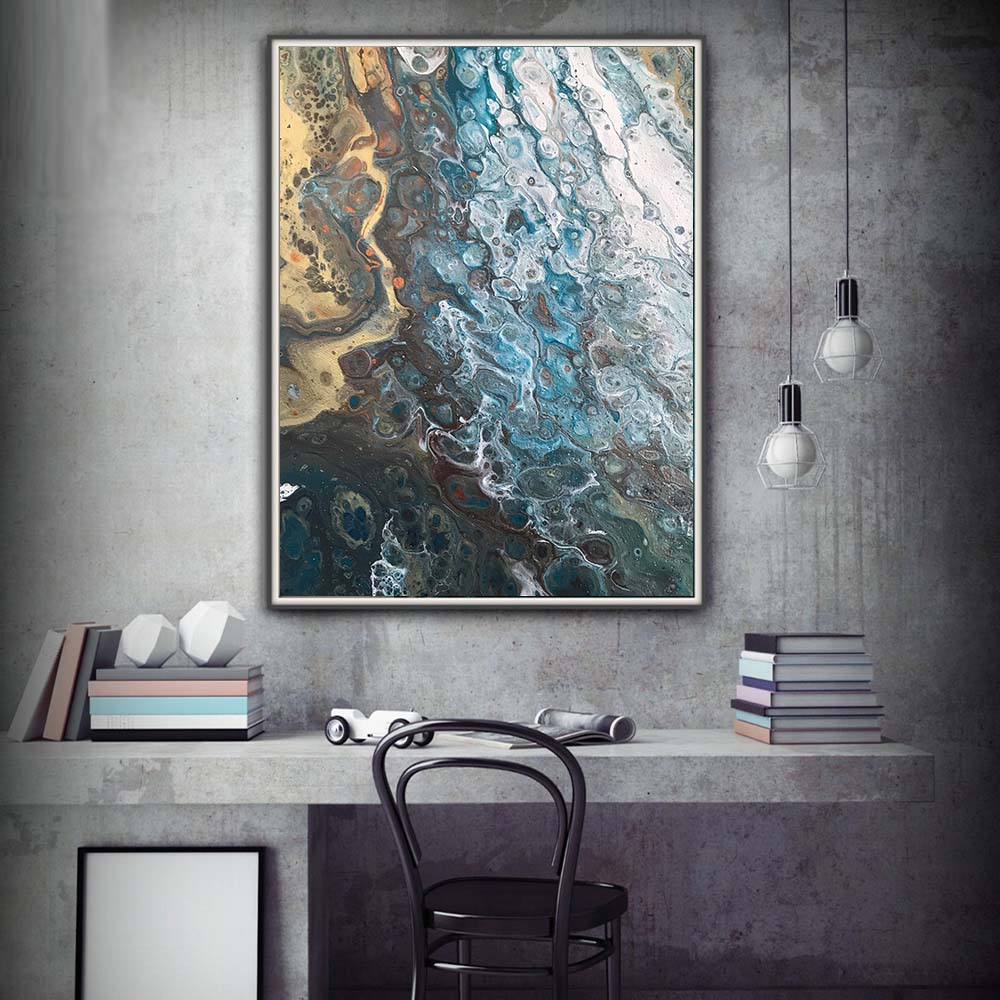 GICLEE PRINTS Art Abstract Painting Coastal Home Decor Modern Canvas Prints Gift Wall Decor LARGE sizes Beach House Art Canvas