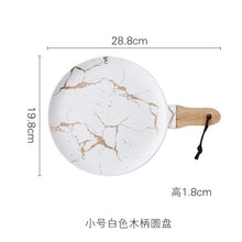 Load image into Gallery viewer, Best Gold Marble Glazes Ceramic Party Tableware Set Porcelain Breakfast Plates Dishes Noodle Bowl Coffee Mug Cup For Decoration