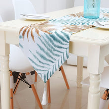 Load image into Gallery viewer, Modern Table Runner Printed Tropical Plant Leaf Table Runners for Wedding Party Home Hotel Table Decoration Home Textile