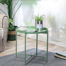 Load image into Gallery viewer, Nordic wrought iron tray small table Simple sofa edge wrought iron tray coffee table coffee folding small round table