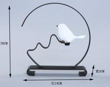 Load image into Gallery viewer, Home Decor Circle Round Metal Bird Shop Gift On Sale Metal Crafts Art Decor Creative Designs Crystal Book End Book Stop