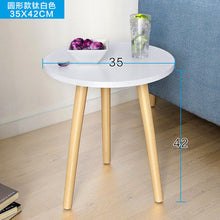 Load image into Gallery viewer, Coffee Tables Simple Mini Nordic Convenient Sofa Modern Circular Practical Natural