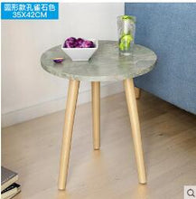 Load image into Gallery viewer, Coffee Tables Simple Mini Nordic Convenient Sofa Modern Circular Practical Natural