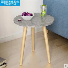 Load image into Gallery viewer, Coffee Tables Simple Mini Nordic Convenient Sofa Modern Circular Practical Natural