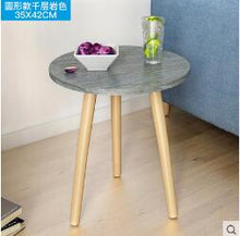 Load image into Gallery viewer, Coffee Tables Simple Mini Nordic Convenient Sofa Modern Circular Practical Natural