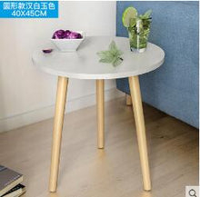 Load image into Gallery viewer, Coffee Tables Simple Mini Nordic Convenient Sofa Modern Circular Practical Natural