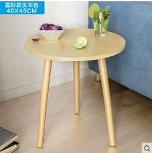 Load image into Gallery viewer, Coffee Tables Simple Mini Nordic Convenient Sofa Modern Circular Practical Natural