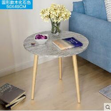 Load image into Gallery viewer, Coffee Tables Simple Mini Nordic Convenient Sofa Modern Circular Practical Natural