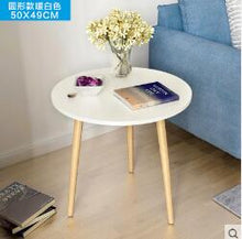 Load image into Gallery viewer, Coffee Tables Simple Mini Nordic Convenient Sofa Modern Circular Practical Natural