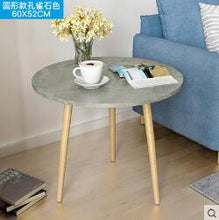 Load image into Gallery viewer, Coffee Tables Simple Mini Nordic Convenient Sofa Modern Circular Practical Natural