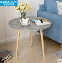 Load image into Gallery viewer, Coffee Tables Simple Mini Nordic Convenient Sofa Modern Circular Practical Natural