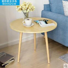 Load image into Gallery viewer, Coffee Tables Simple Mini Nordic Convenient Sofa Modern Circular Practical Natural