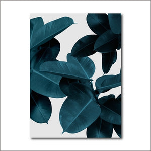 Leaf Cuadros Picture Nordic Poster Floral Wall Art Canvas Painting Botanical Posters And Prints