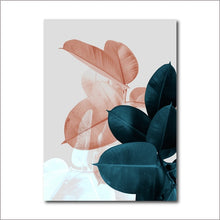 Load image into Gallery viewer, Leaf Cuadros Picture Nordic Poster Floral Wall Art Canvas Painting Botanical Posters And Prints