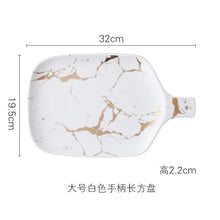 Load image into Gallery viewer, Best Gold Marble Glazes Ceramic Party Tableware Set Porcelain Breakfast Plates Dishes Noodle Bowl Coffee Mug Cup For Decoration