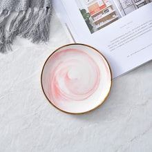 Load image into Gallery viewer, Gold Marble Dinner Plates Salad Steak Plate Nordic Style Kitchen Tableware Dishes Breakfast Dessert Ceramic Tray Dish Xmas Gifts