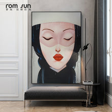 Load image into Gallery viewer, Abstract Abstinence Lady Lil Peep Canvas Poster Print For Living Room Dining Room Painting On The Wall Home Decoration Pop Art